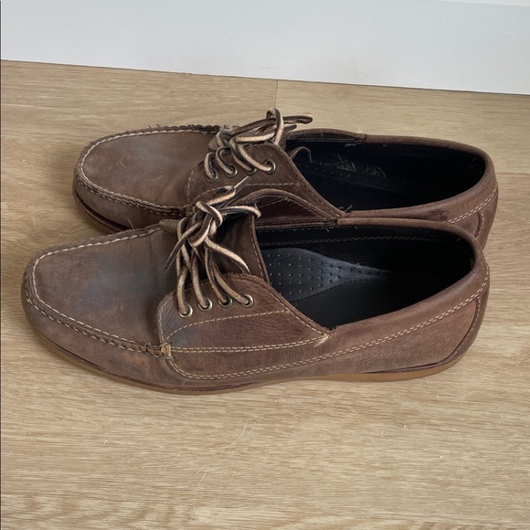 L.L. Bean Men's Dark Brown Signature Boucher Jackman Boat Shoes - Picture 5 of 10